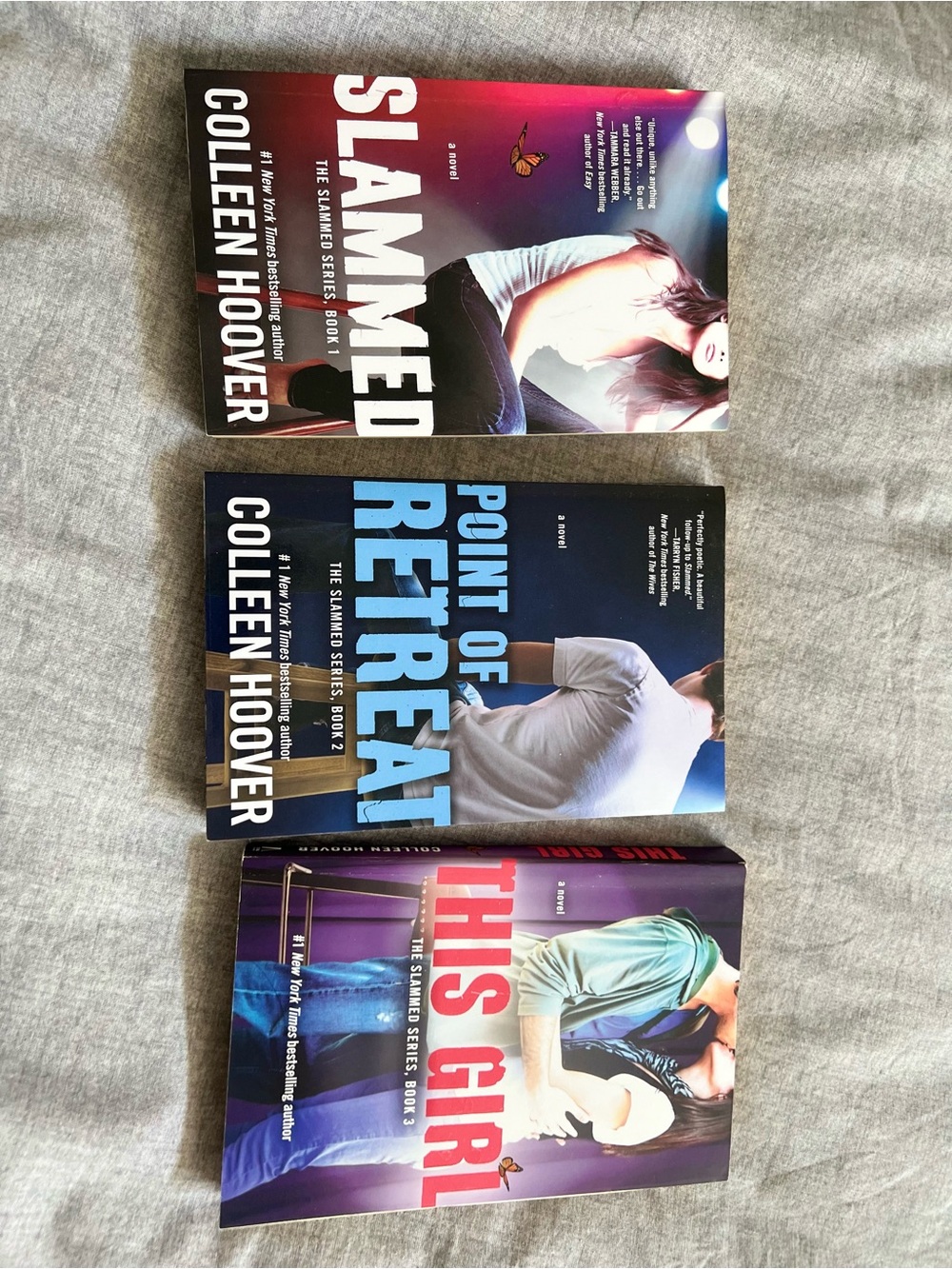 Colleen Hoover Slammed Series Paperback Set - Excellent Condition